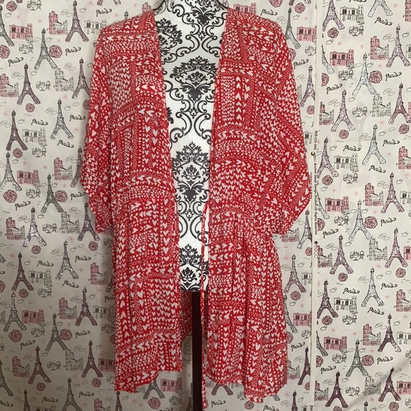 Victoria's Secret Other - Victoria Secret Red Heart Kimono